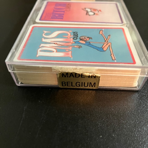 PMS and The B*tch Double Deck Set of Playing Cards in Original Plastic Box - Picture 5 of 7